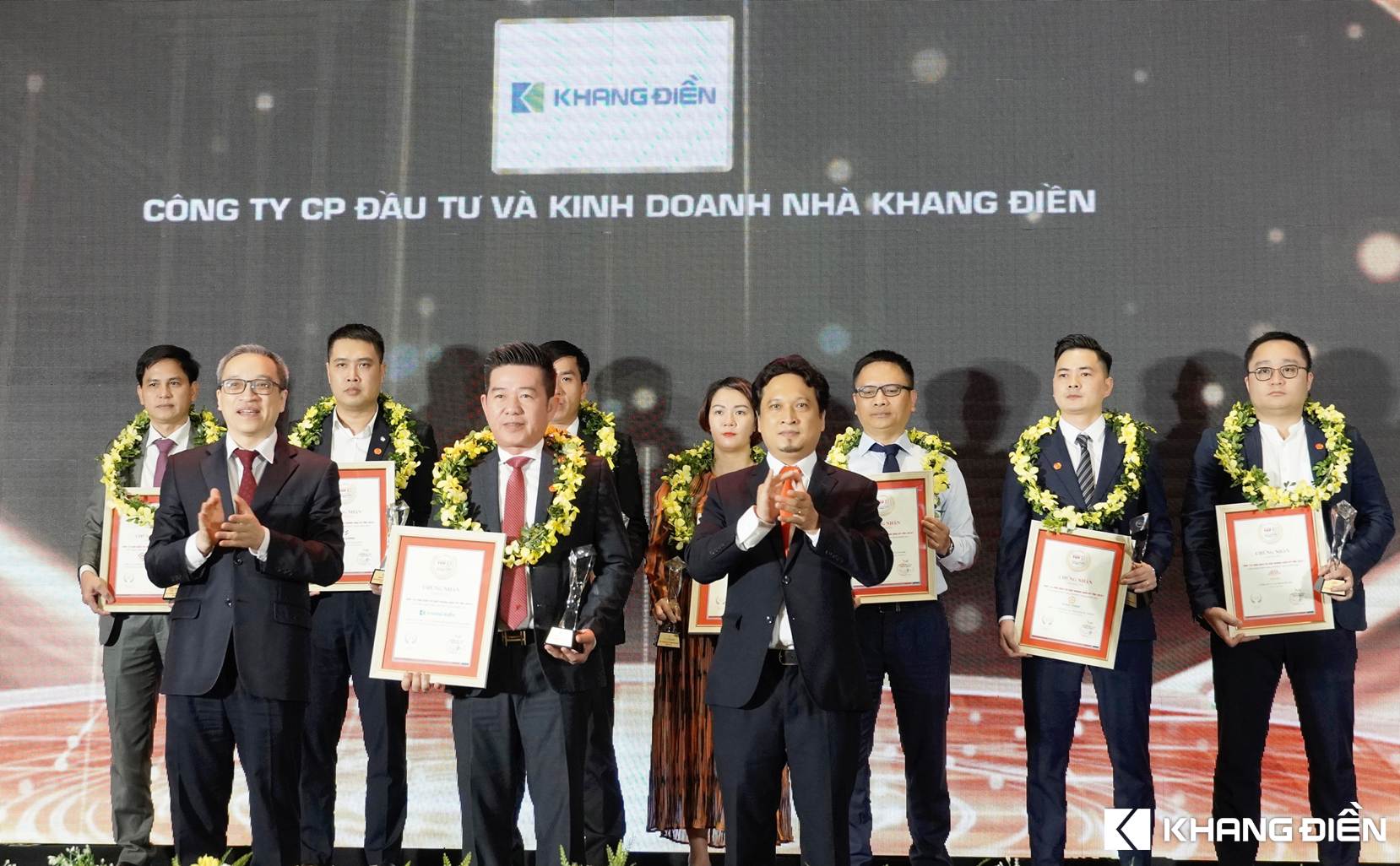 KHANG DIEN IS AWARED TOP 10 PRESTIGIOUS REAL ESTATES COMPANIES IN 2021