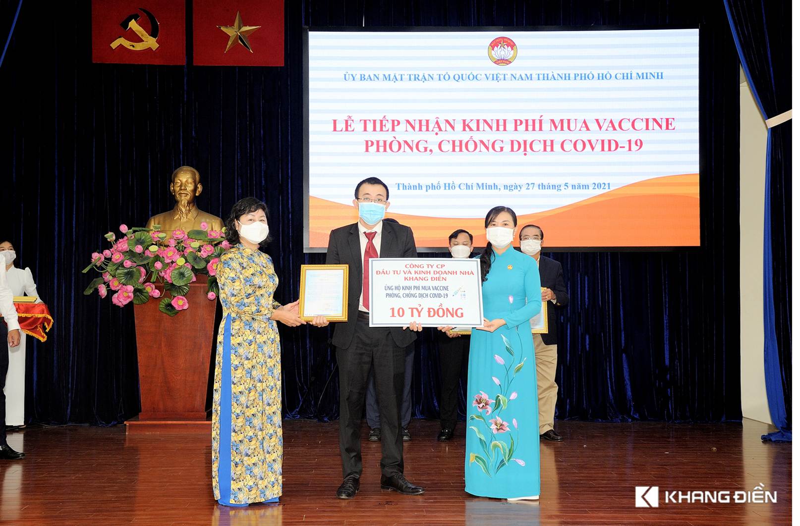 KHANG DIEN CONTRIBUTES VND 20 BILLION  COVID-19 VACCINE PURCHASE