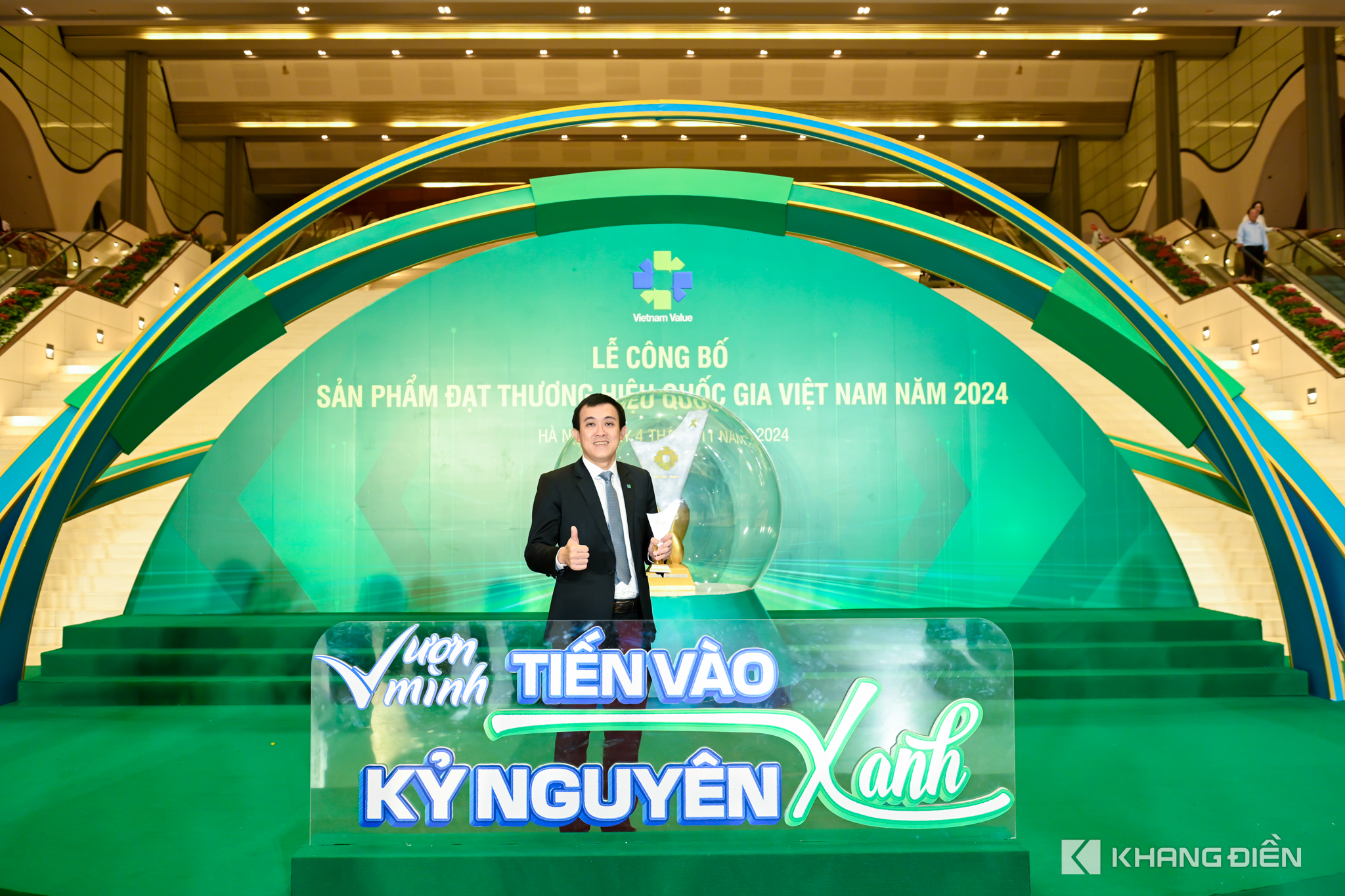 KHANG DIEN GROUP IS RECOGNIZED AS A NATIONAL BRAND OF VIETNAM 2024 FOR THE SECOND CONSECUTIVE TIME